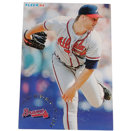 Kent Mercker, Atlanta Braves, #368, 1994 Fleer Baseball Collector's Card
