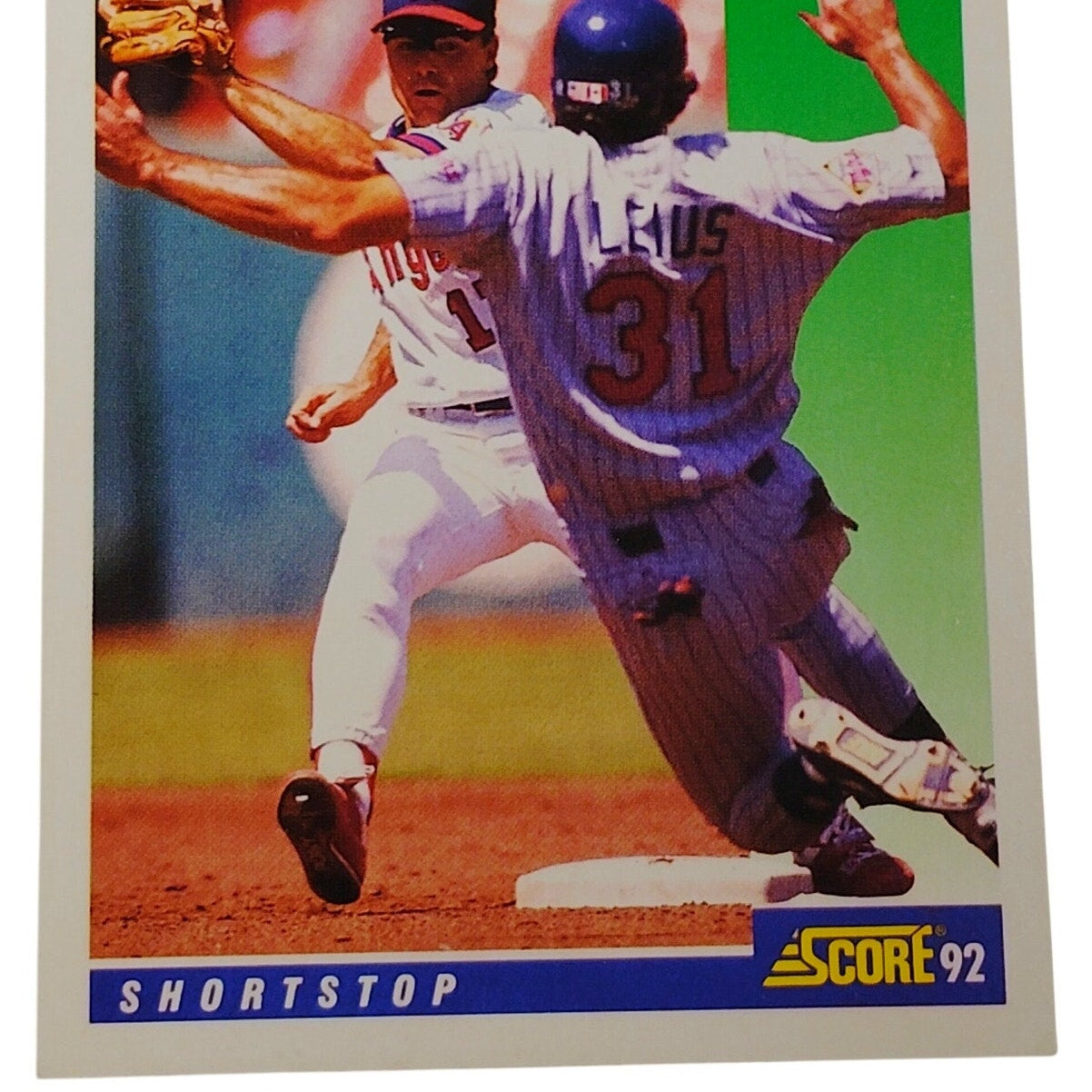 1992 Score Dick Schofield #552 California Angels Shortstop MLB Baseball NM