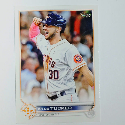 2022 Topps Series 1 #319 Kyle Tucker Houston Astros Outfielder - VG/EX