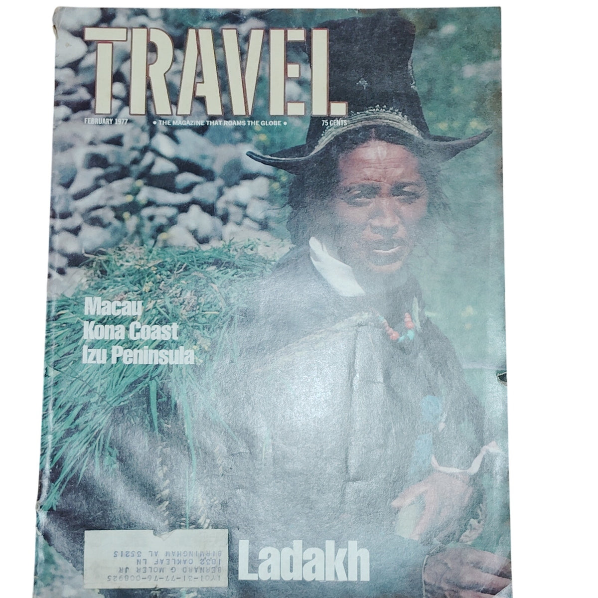 TRAVEL! Magazine February 1977 Ladakh Issue - Vintage Collectible