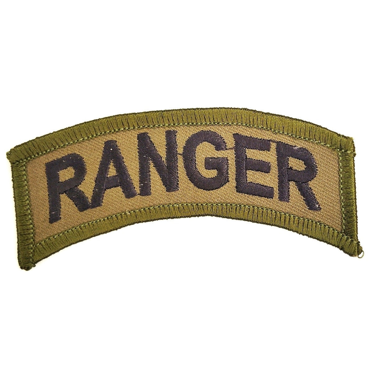 Large US Army Ranger Tab OCP Scorpion W2, 3‑1/2" × 1‑1/2" Subdued Sew‑On Patch