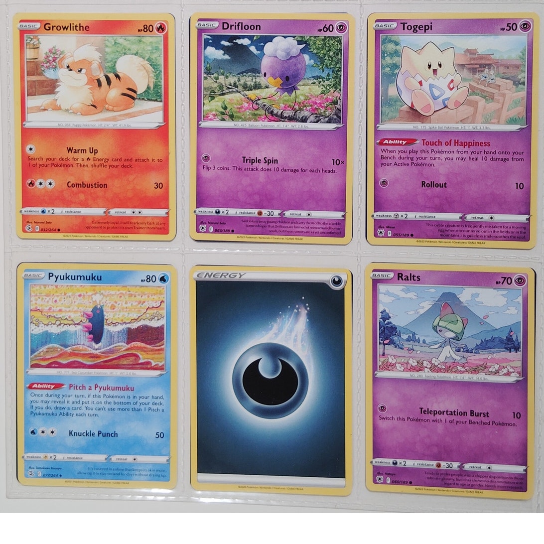 18 Random Pokémon Cards Pictured, Actual Photos Provided