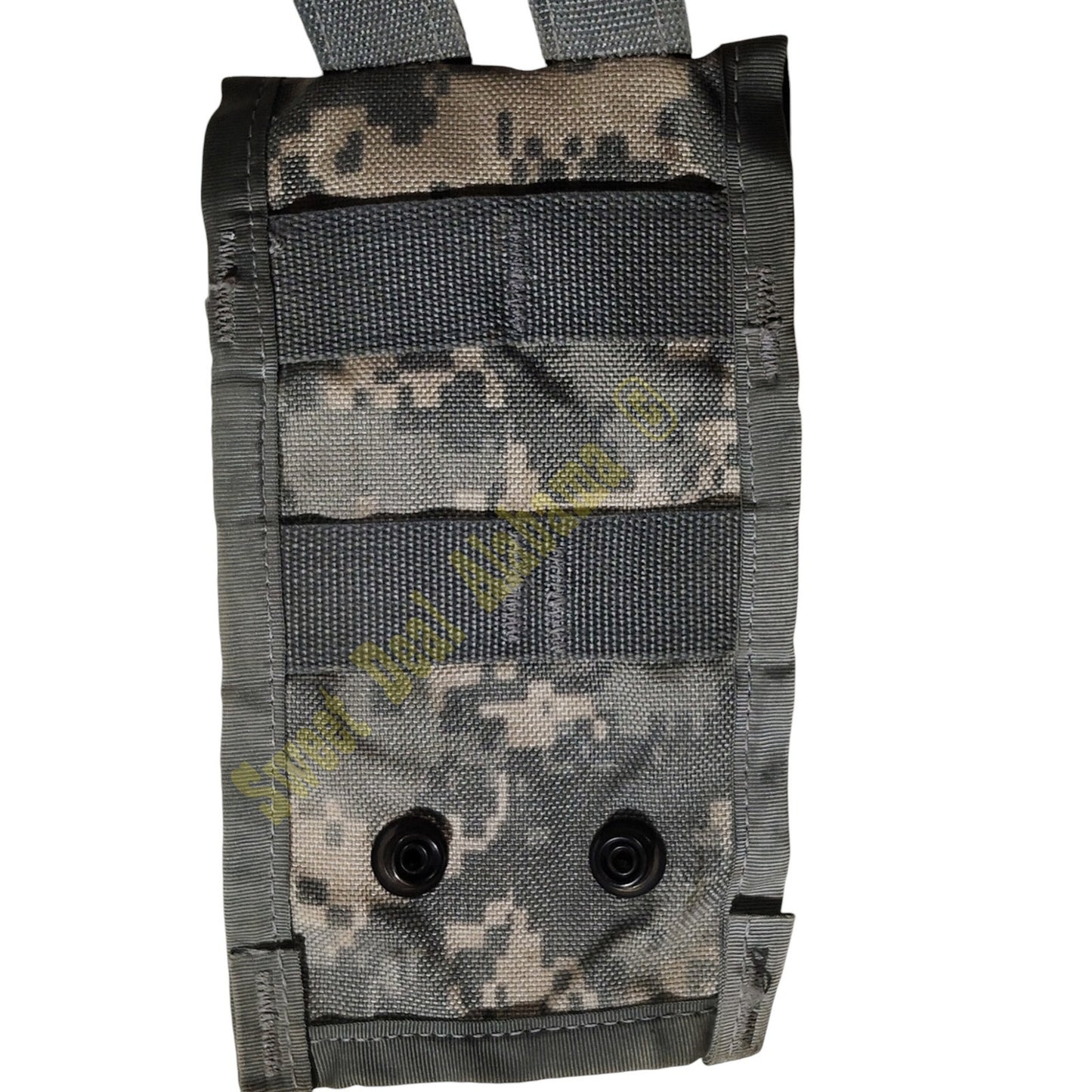 USGI Double Magazine Pouch, M 4 Digital ACU, Molle II Pouch, EUC
