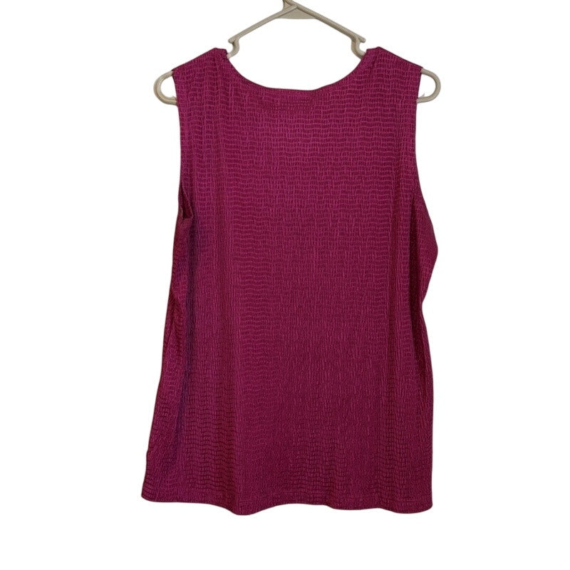 Draper's & Damon's L Pink Purple 3PC Tank Cardigan Pants Set Estate