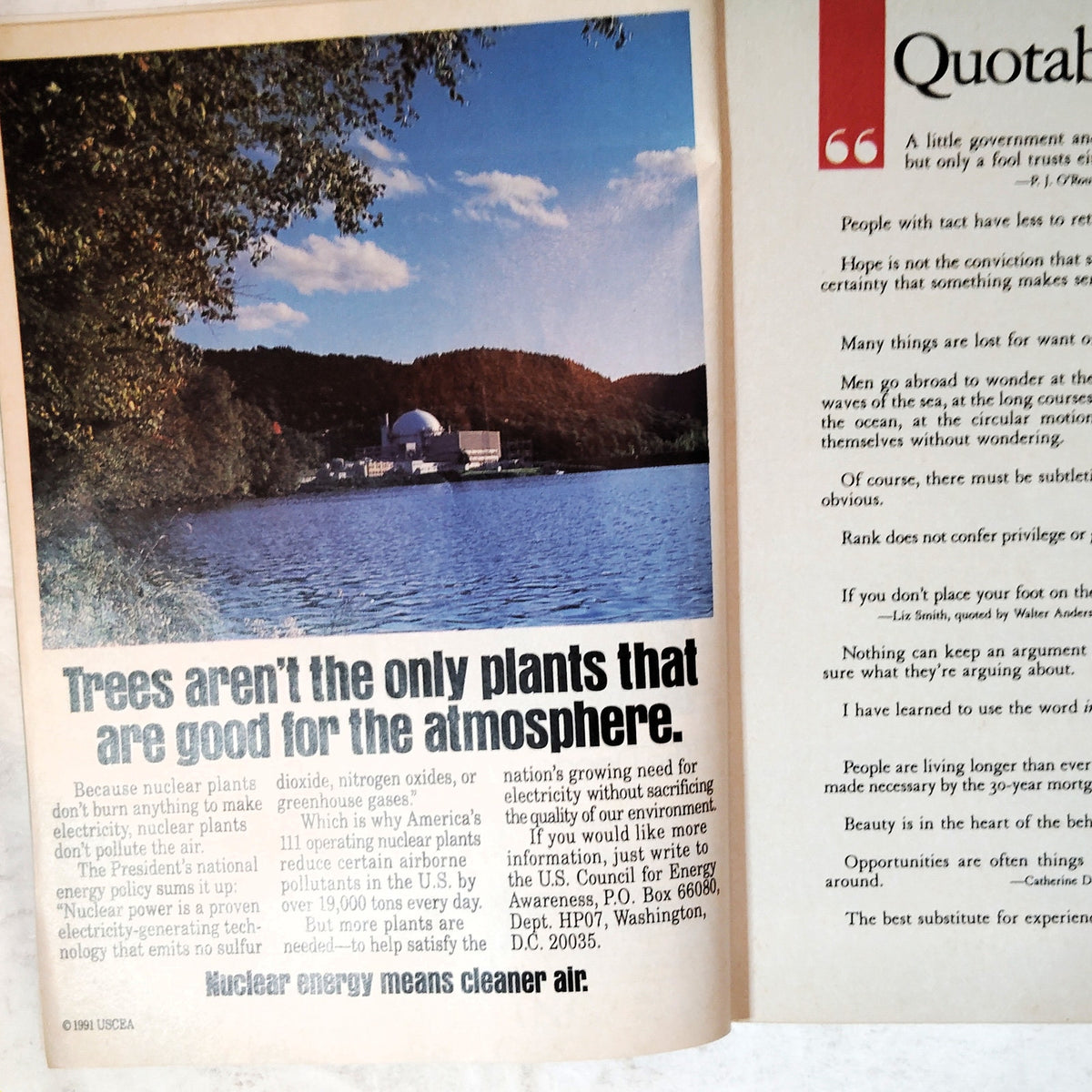 Reader's Digest Magazine January 1992 Vintage - Three Days that Shook The World