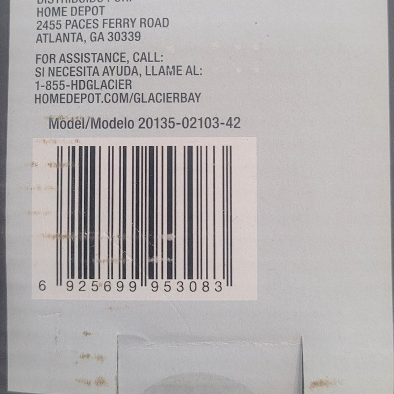 Glacier Bay 42" x 1.5" Concealed Peened ADA Grab Bar – Polished Stainless Steel