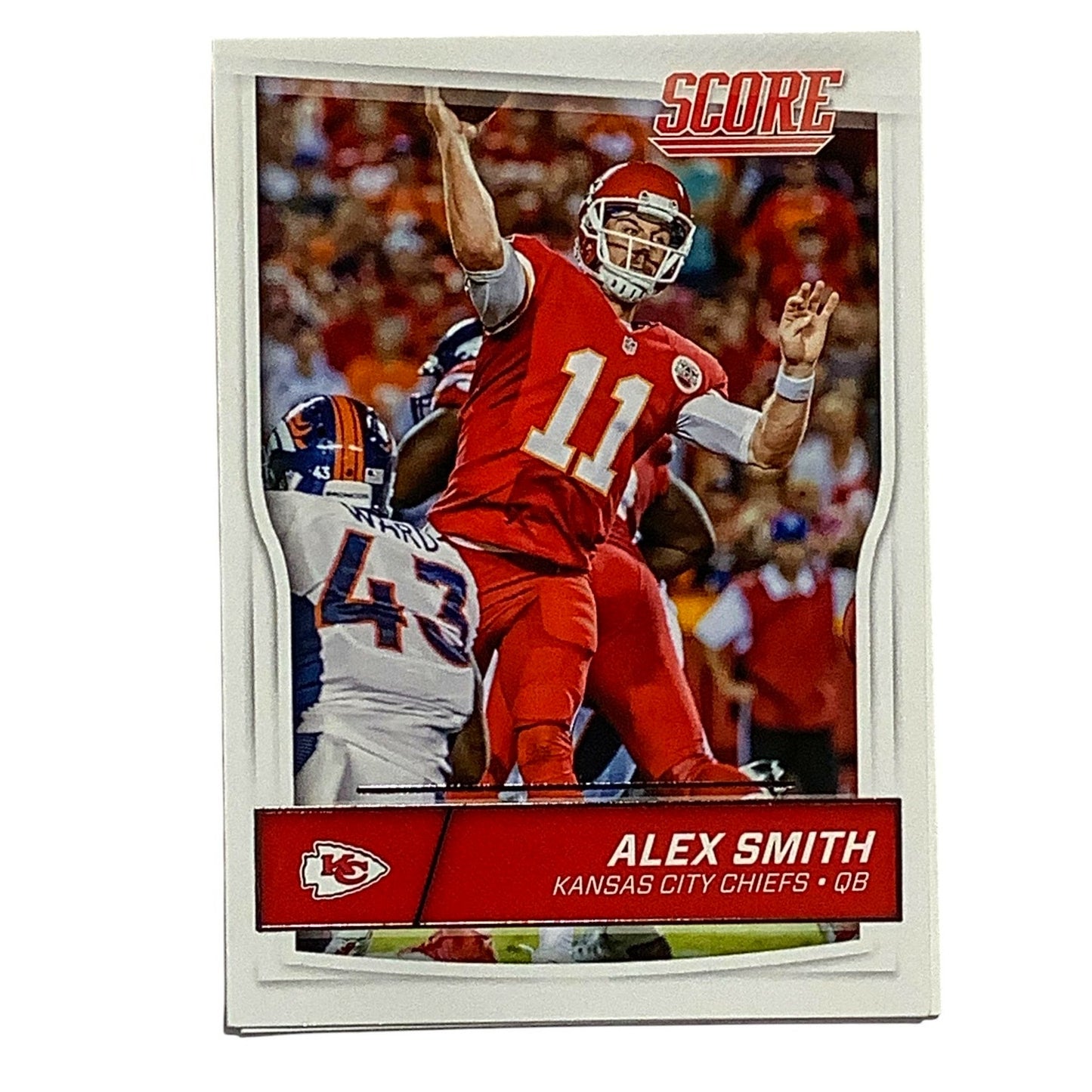Alex Smith, Kansas City Chiefs, NFL, Panini Score 2016, Card 158, EX/NM