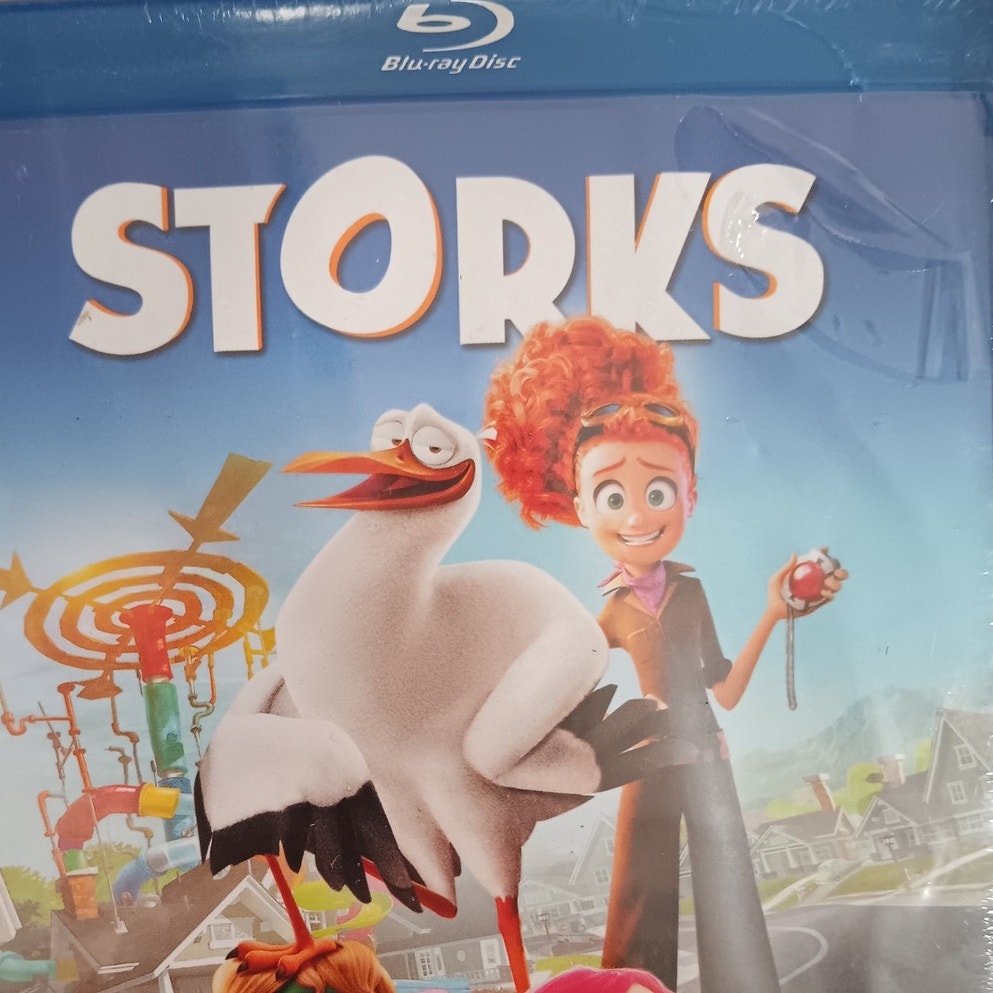 Storks – Blu-ray, 2016 Animated Family Comedy, Warner Bros., NIP