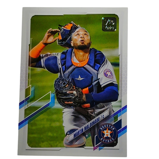 2021 Topps Update Martin Maldonado Houston Astros Catcher Card #US49 VG/EX
