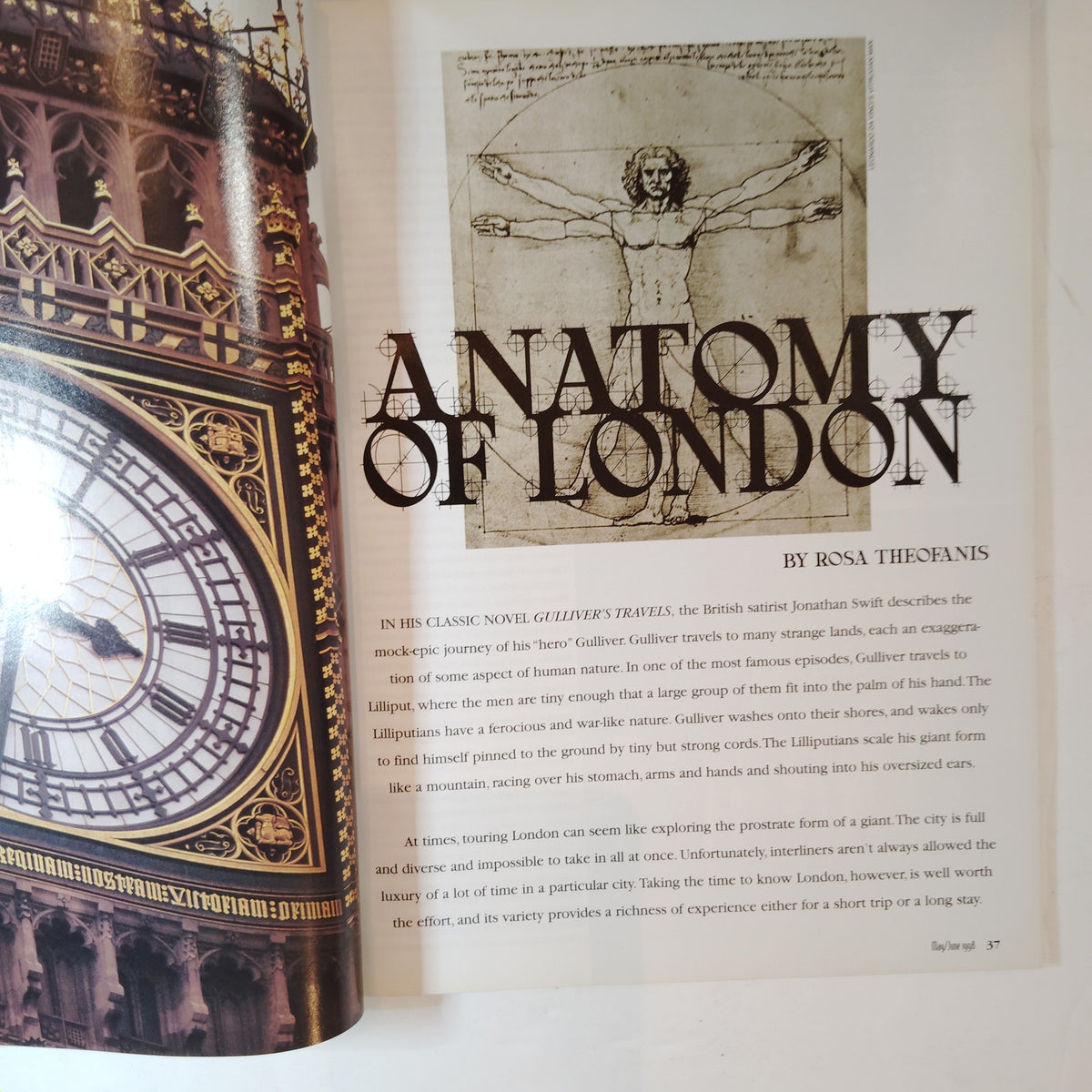 VTG Adventures Magazine May/June 1998 Airline Employee Travel, Cancun, London