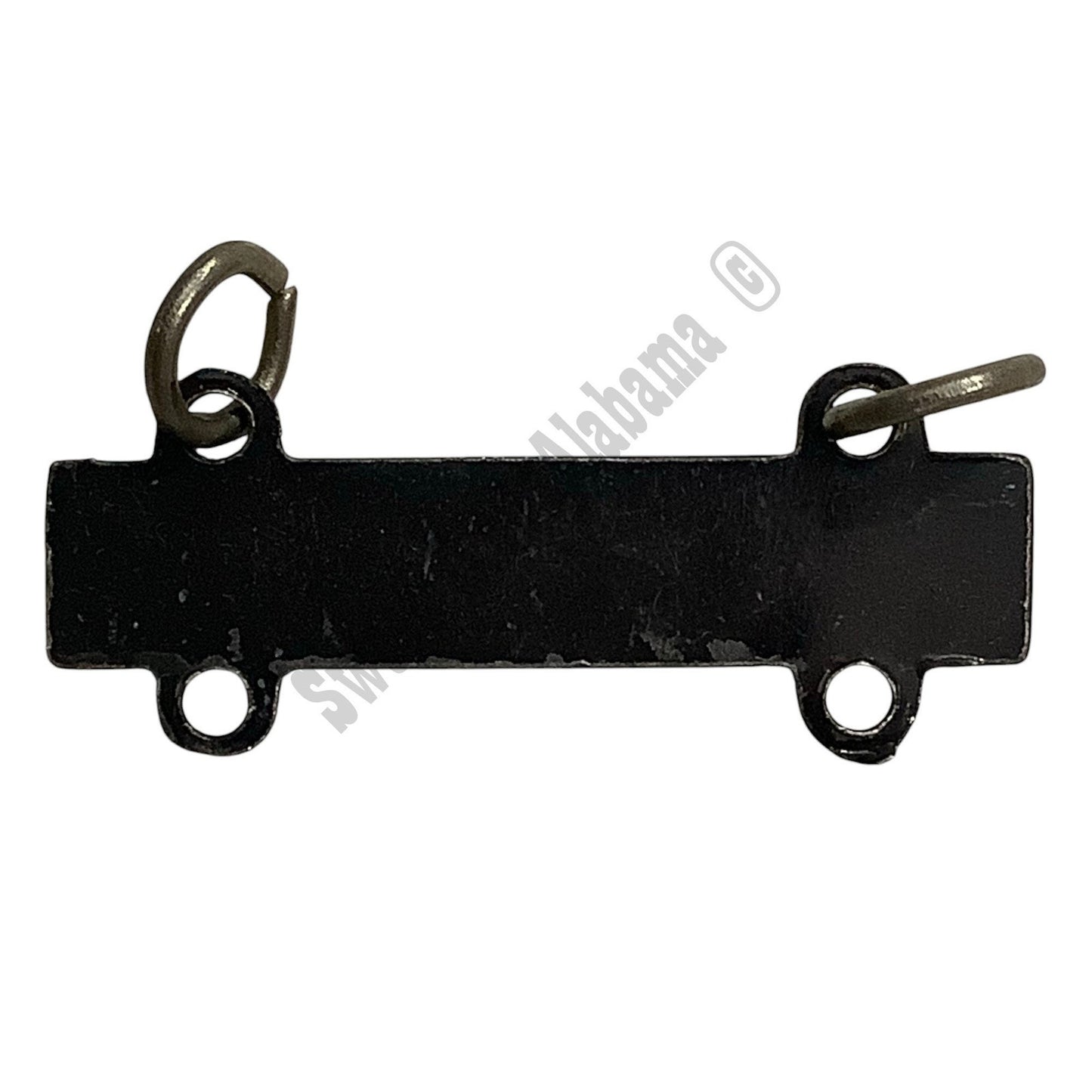 Military Qualification Bar, Operator-S, Silver Text and Background 1/2"H x 1"W