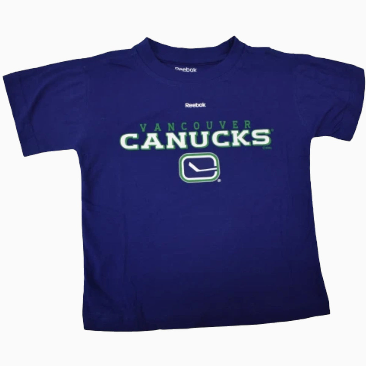 Reebok Vancouver Canucks NHL Youth Face Off Fleece Hoodie & Tee Set Child M 5/6