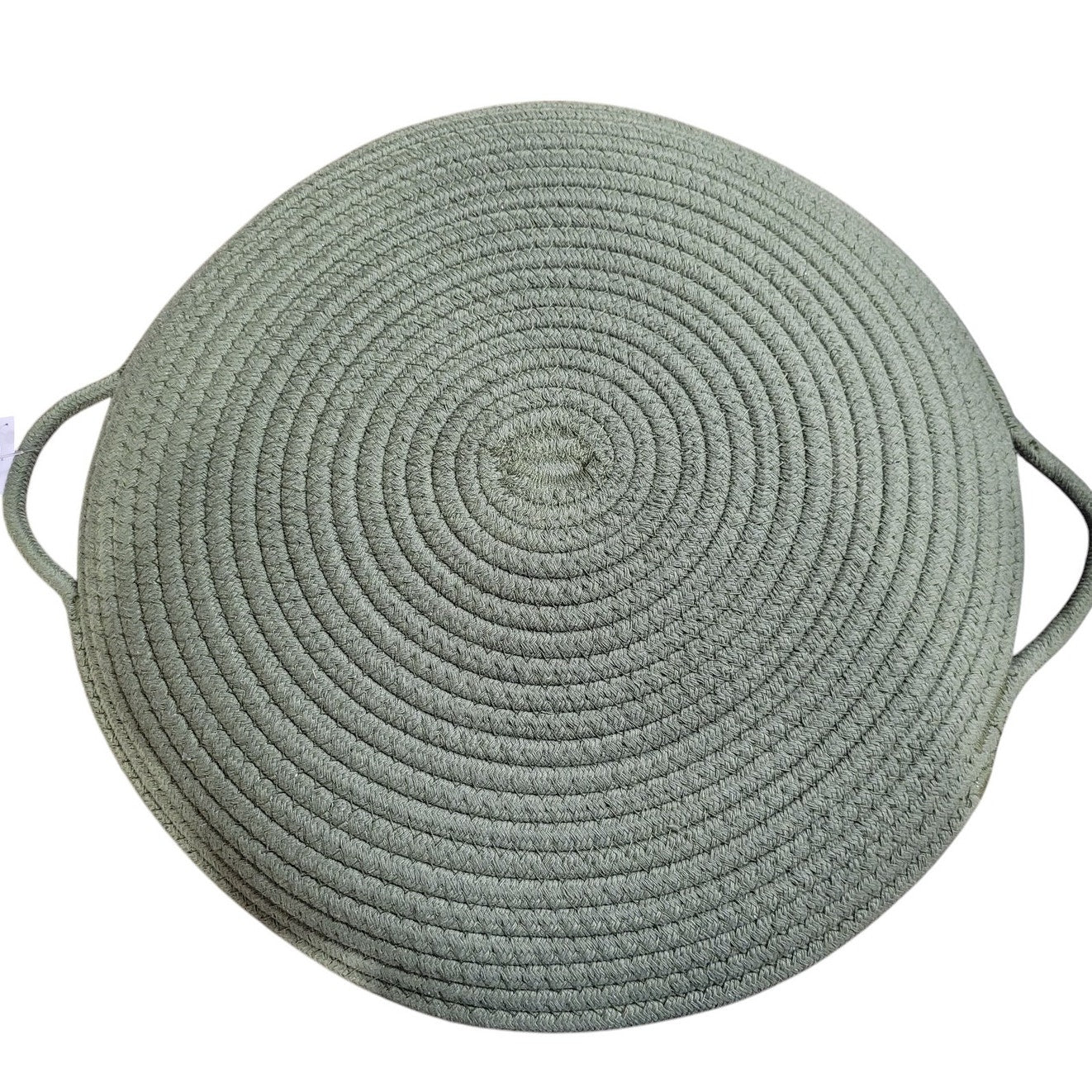 2 Rope Trays Green (1) and White (1), 15" Diameter 1.5"H