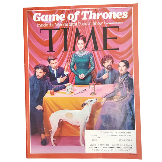 TIME July 10/17 2017 Game of Thrones Double Issue Emilia Clarke Cover