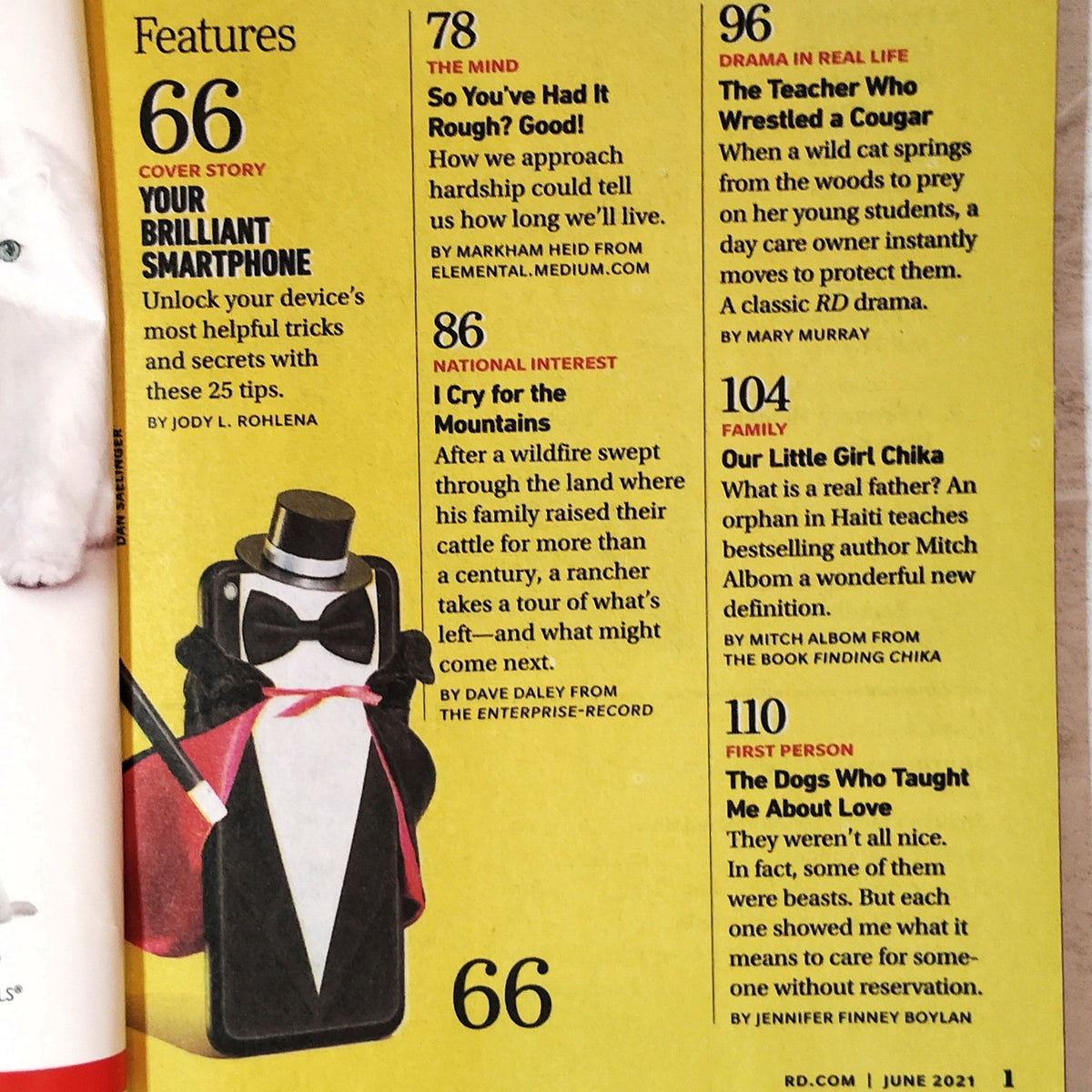 Reader's Digest Magazine June 2021 Smartphone Secrets Back Issue Tech Tips