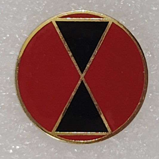 U.S. Army 7th Infantry Division "Bayonet Division" Novelty Hat/Lapel/Brooch Pin