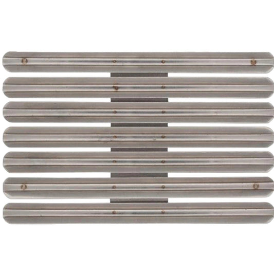 Mounting Rack Bar - 21 Ribbons (Centered w/  No Gap)  No-Shine Insignia