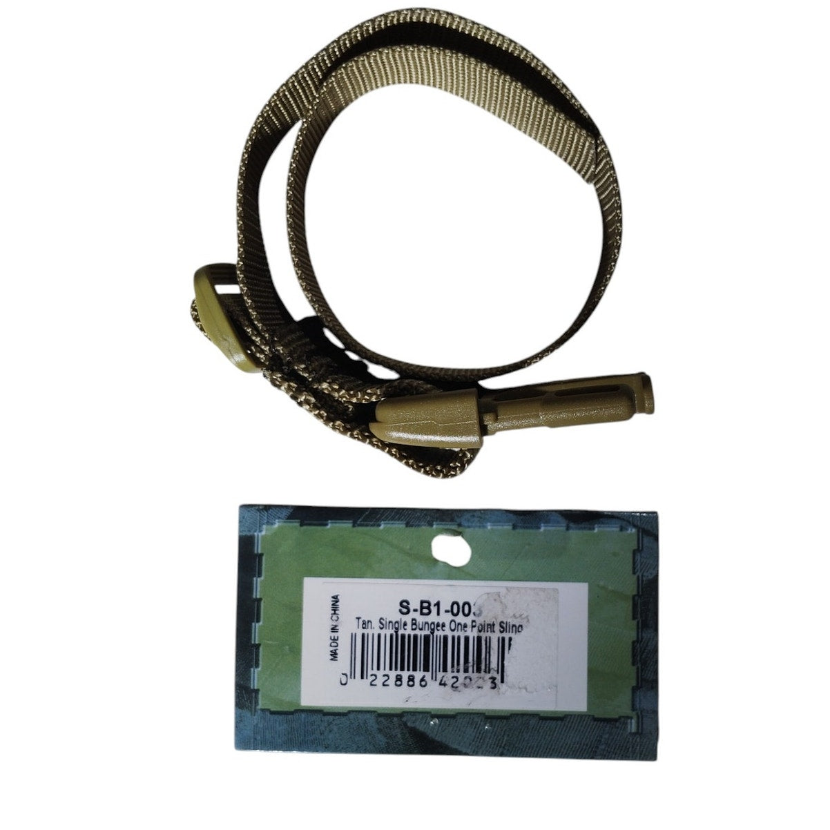 Condor S-B1-003 Single Bungee One Point Sling – Coyote Tan – Tactical Rifle Sling