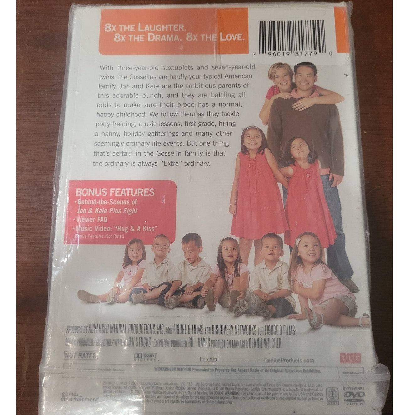 Jon & Kate Plus Eight Season 3 DVD 2008 Reality TV Family Gosselin Kids