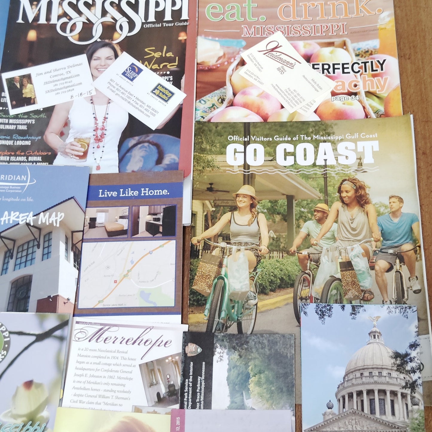 Mississippi Travel Ephemera Lot - Guides, Maps, Brochures, 2015 Collectibles