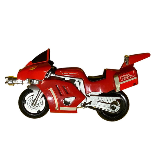 Bandai 1993 MMPR Power Ranger Dino Cycle, Red Vehicle Zord System Tyrannosaurus.