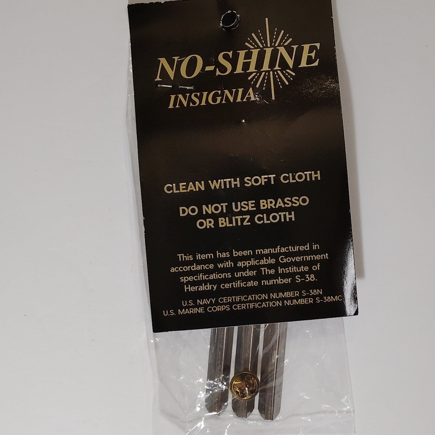 Mounting Rack, Bar for 10 Ribbons (3/3/3/1) by No-Shine Insignia - Supply Room
