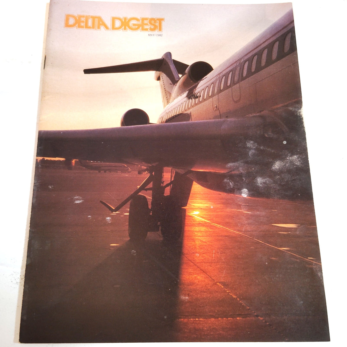 Vintage Delta Digest May 1982 Airline Magazine - Collectible Aviation