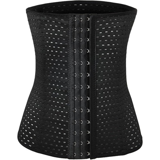 Waist Trainer 2XL Corset Steel Boned Tummy Control Body Shaper Adjustable Hooks