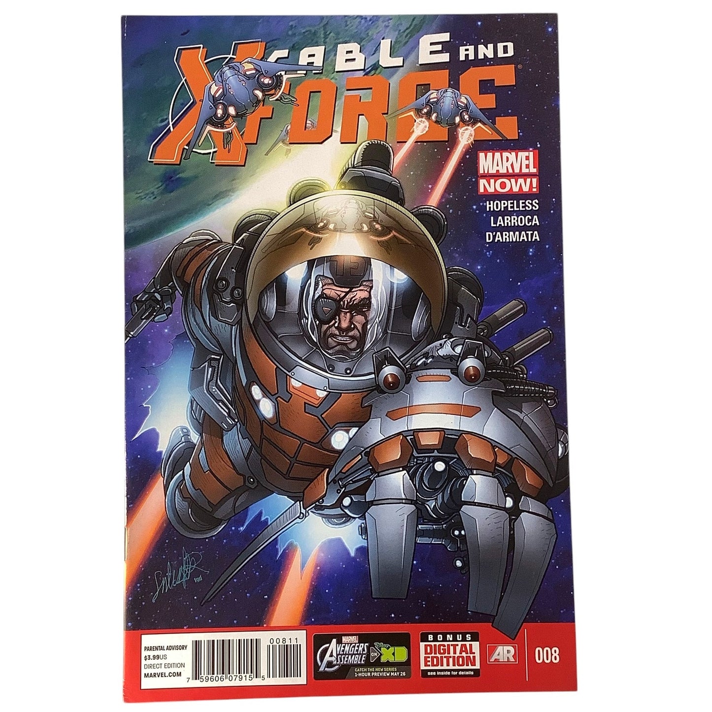 Marvel's Cable and X-Force #8, July 2013, NM 9.4