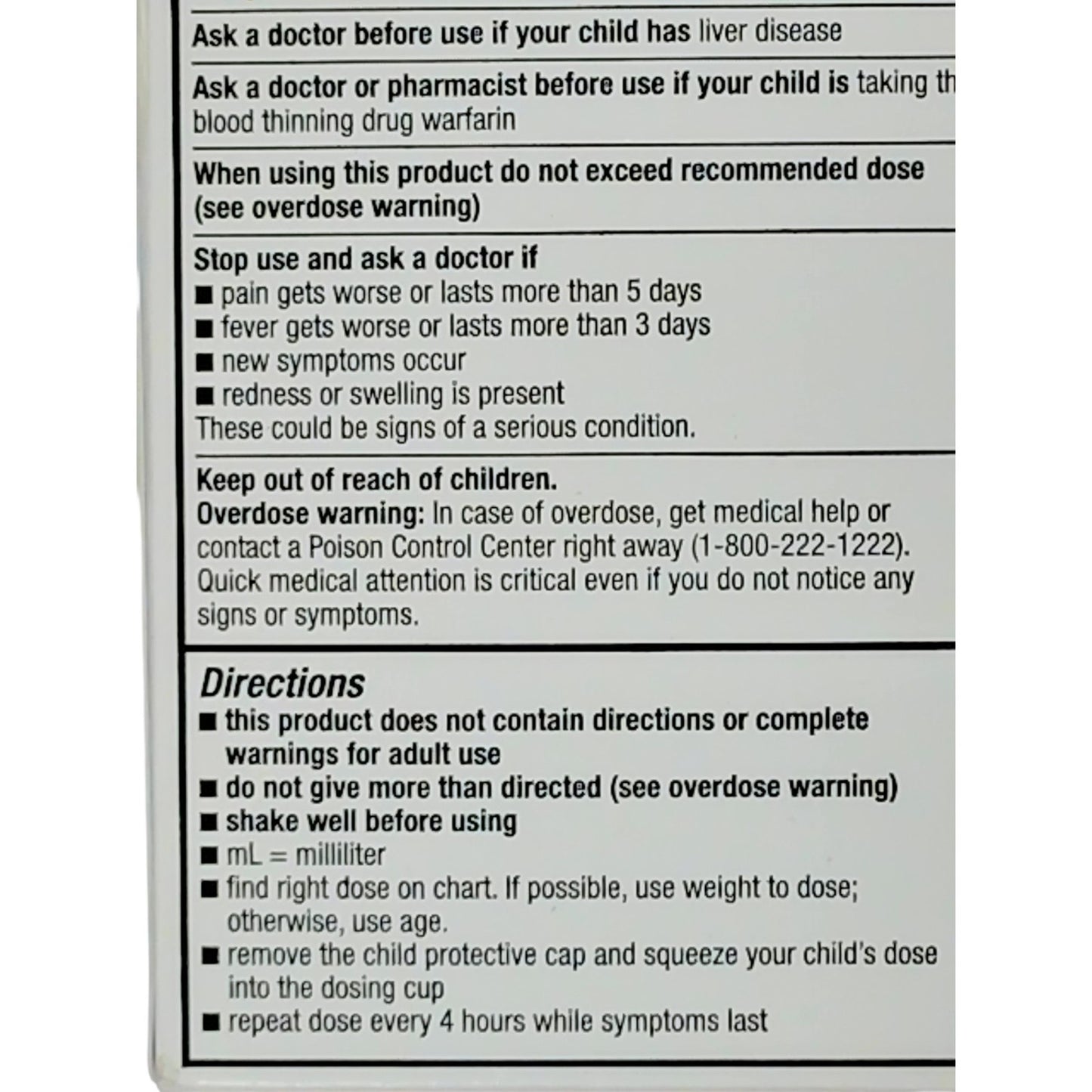 DG Health Children’s Pain Relief – Cherry Liquid – 8 fl oz – Exp. 06/2026