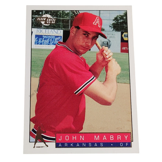 John Mabry, Arkansas Travs, #269, 93-94 Fleer Excel Minor Leagues