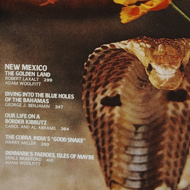National Geographic Magazine – September 1970, Cobra, Orissa, Indian State