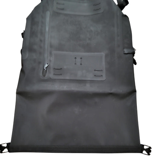 DORIDOMI Black Waterproof Backpack 25L - 600D TPU Durable IPX8 Large Dry Bag
