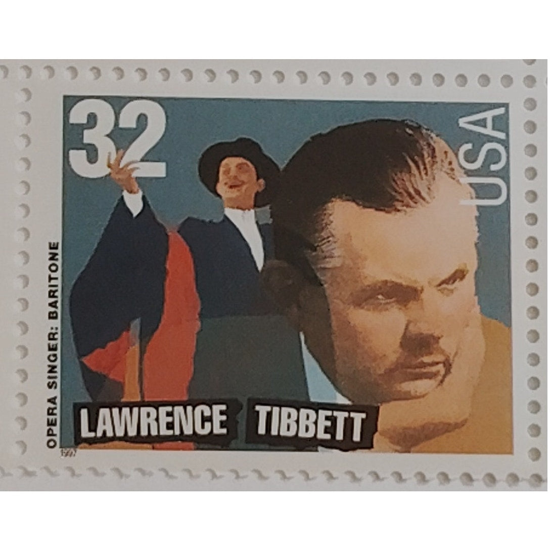 Block of 8 – 1997 USA 32¢ Opera Singers MNH – Scott 3154–3157