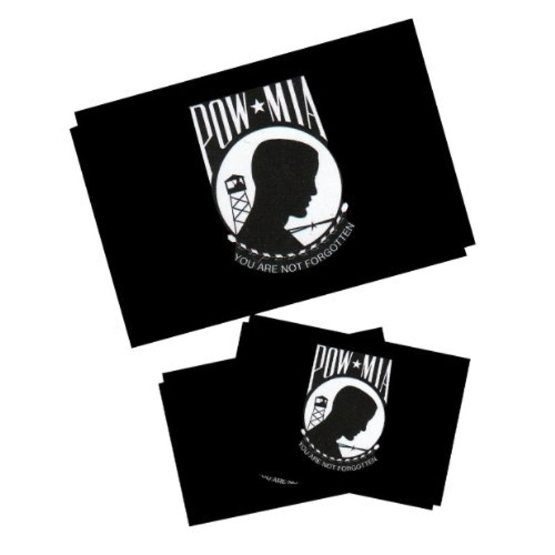 POW/MIA Temporary Tattoo Transfers – 1 Large & 2 Small – NIP