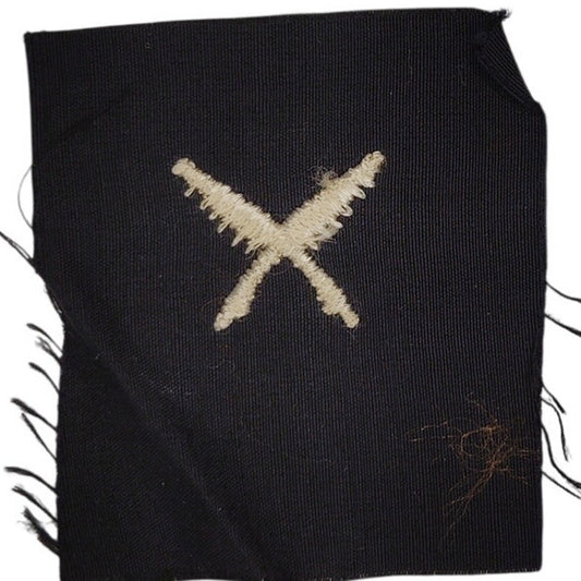Vintage US Navy Coast Guard Yeoman YN Rating Patch 2‑1/4" × 2" Vintage Sew‑On