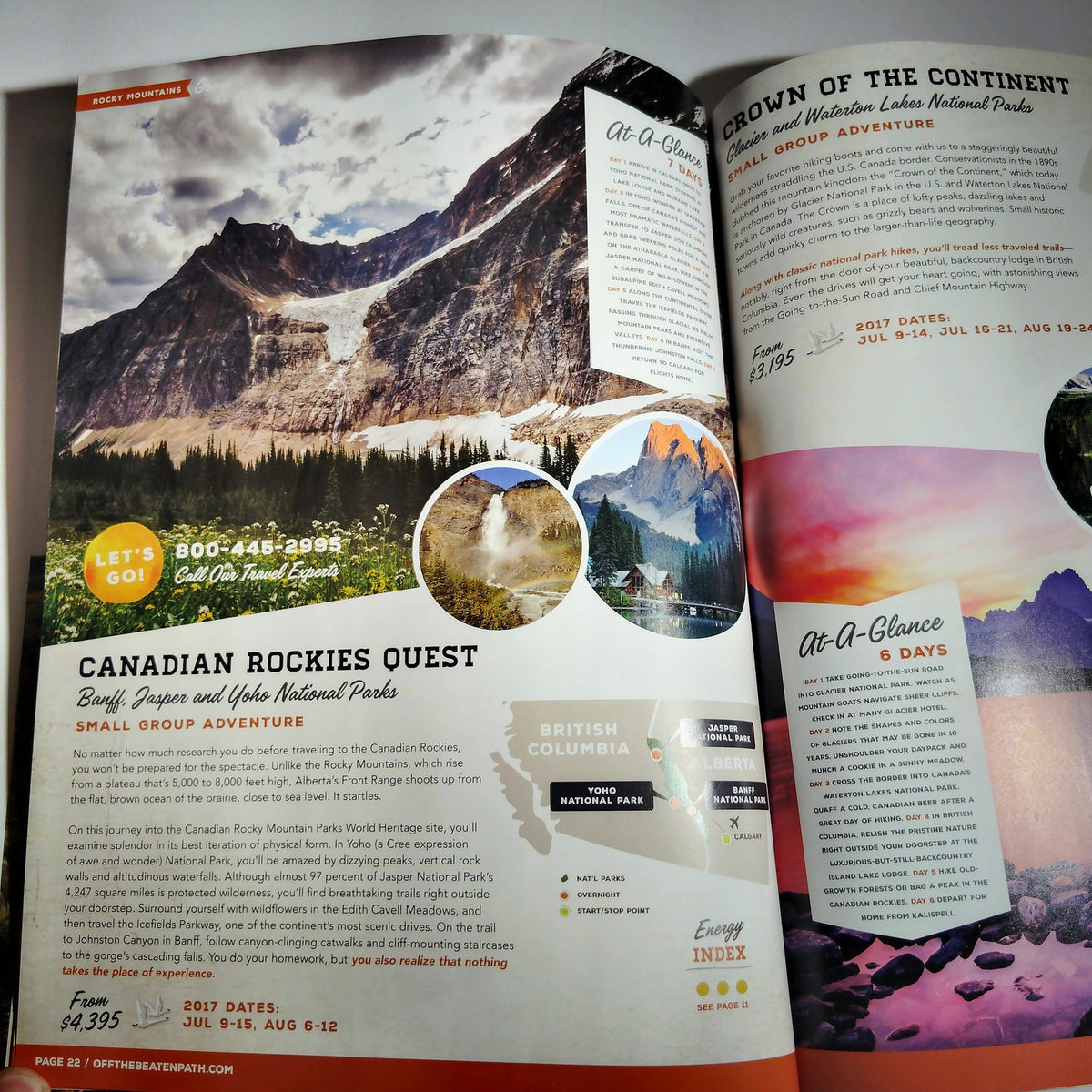 Off the Beaten Path 2017 Travel Book - National Parks & Small Group Tours