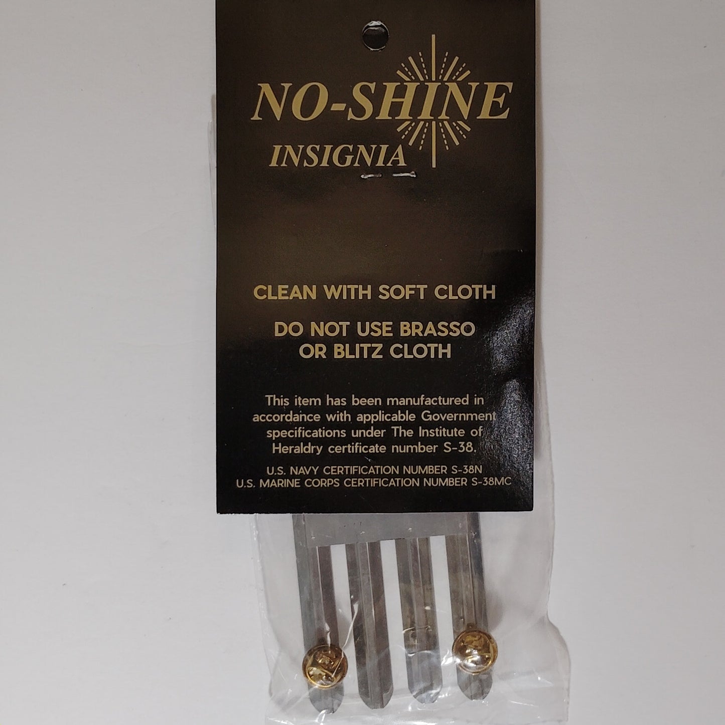 Mounting Rack Bar - 12 Ribbons (3/3/3/3 w/ 1/8" Gap)  No-Shine Insignia