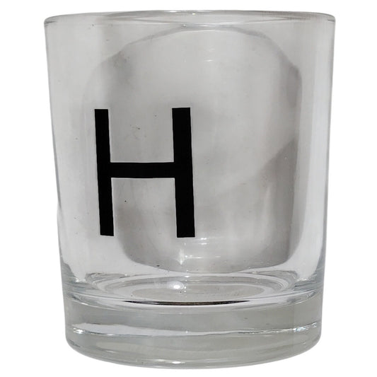 Modern Expressions High Ball Glass – Monogram “H”, 8.5 fl. oz. Each