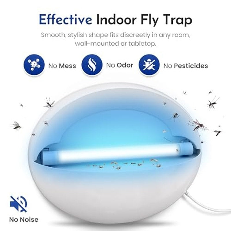 Indoor Fly Trap, Wall‑Mounted Bug Catcher Fruit Flies, Gnats, Mosquitoes & Moths