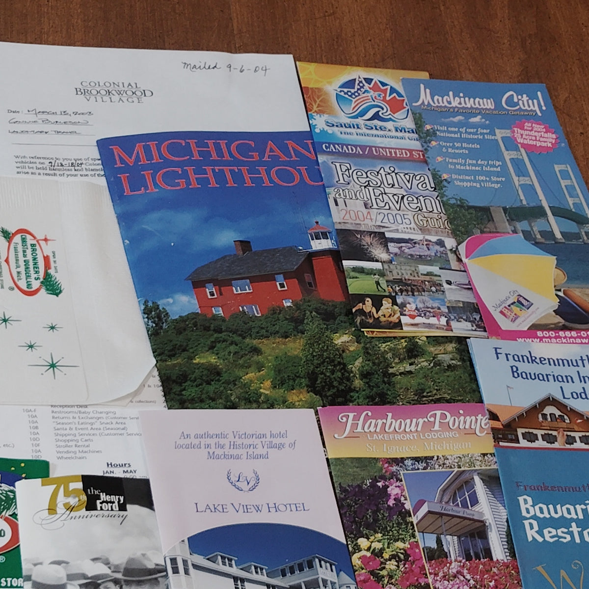 Vintage Mackinac Island Michigan Travel Brochure Lot - Historic Ephemera