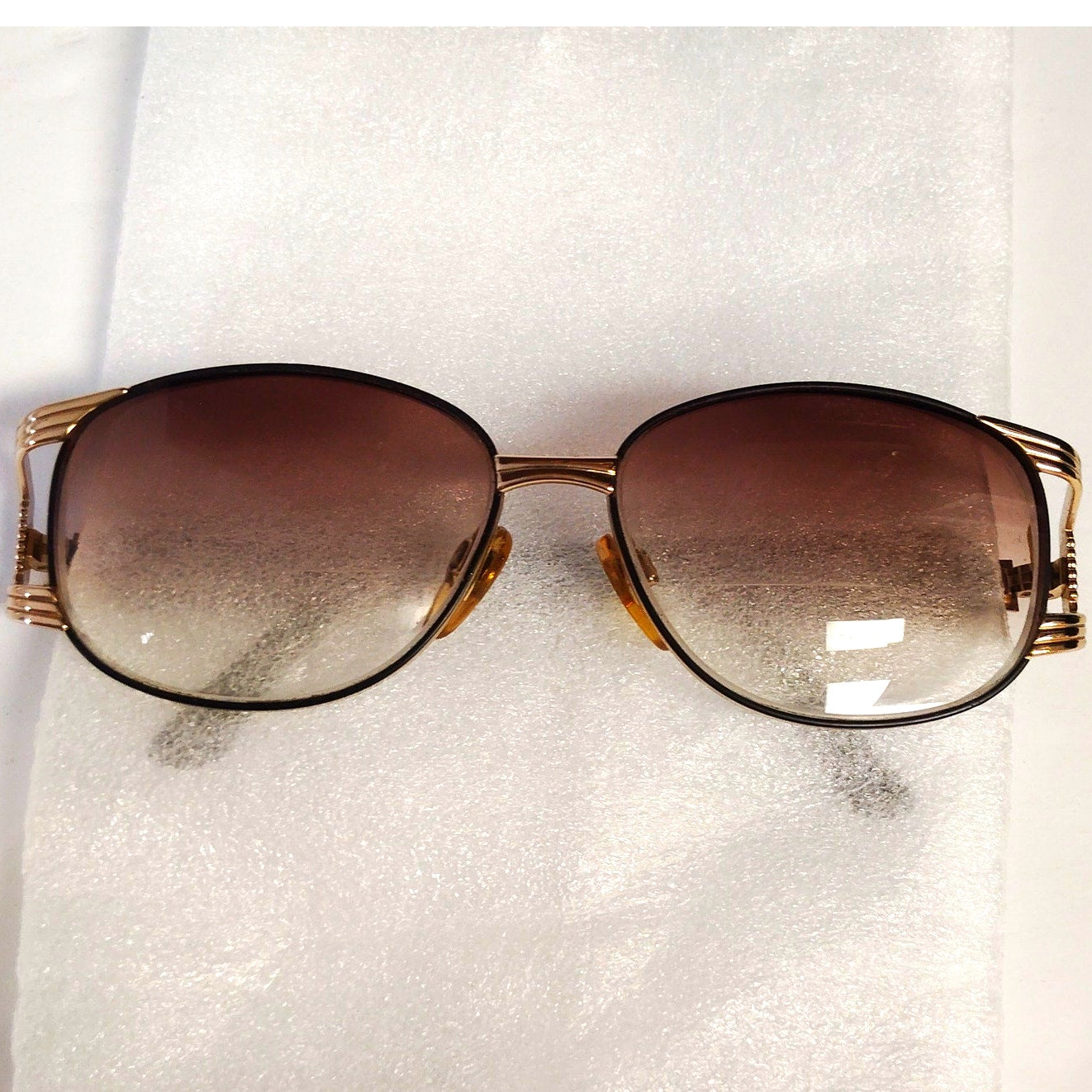 VTG Sergio Tacchini S.T. 1041‑S Gold Designer Sunglasses T809 130mm Italy