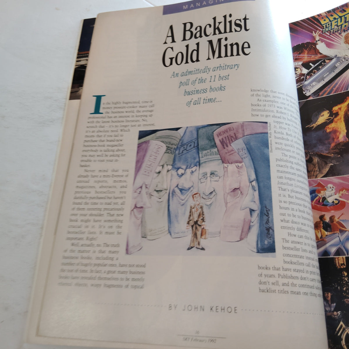 Delta SKY In-Flight Magazine February 1992 - Movie Posters Sports Edition