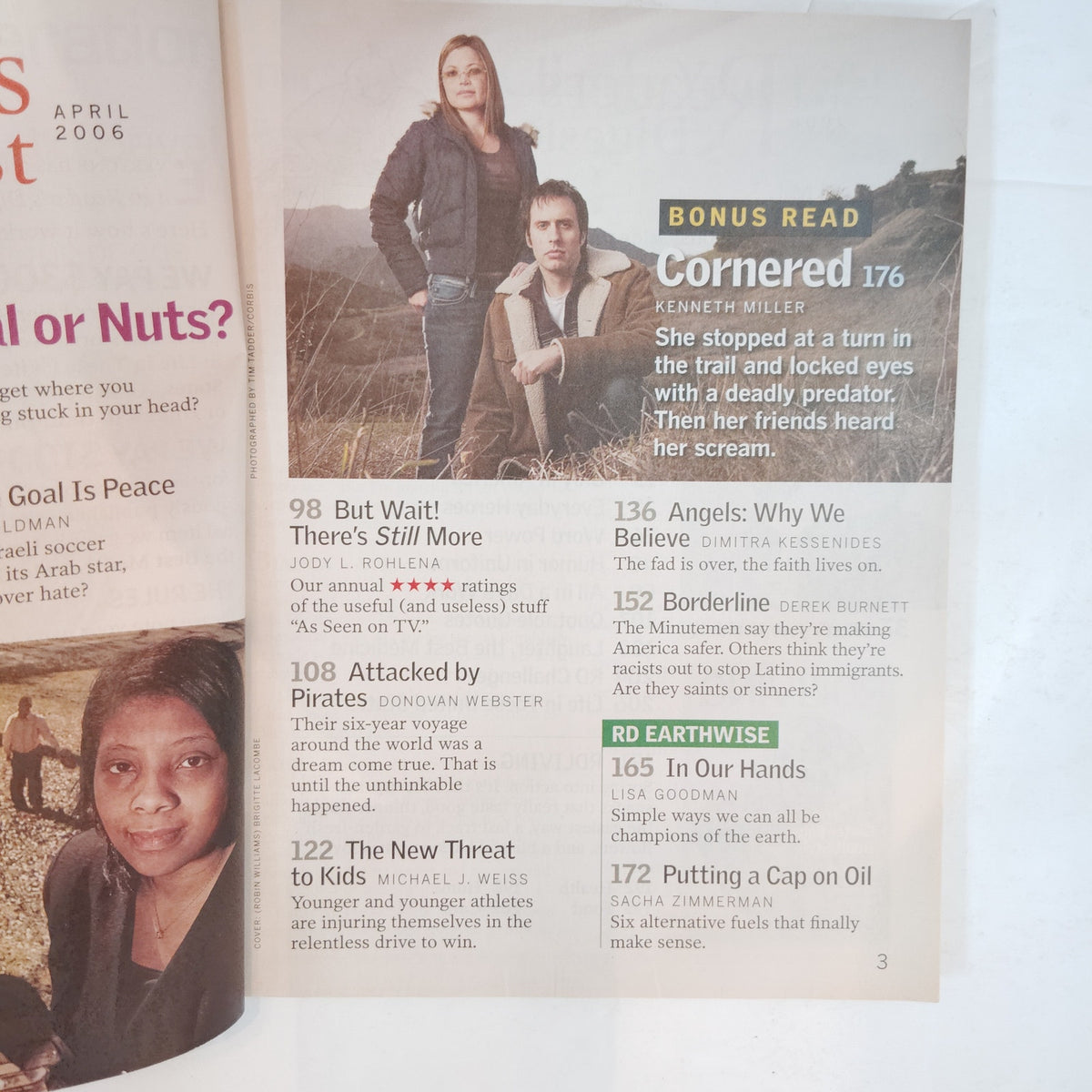 Reader's Digest April 2006 Large Print Back Issue - Robin Williams Cover