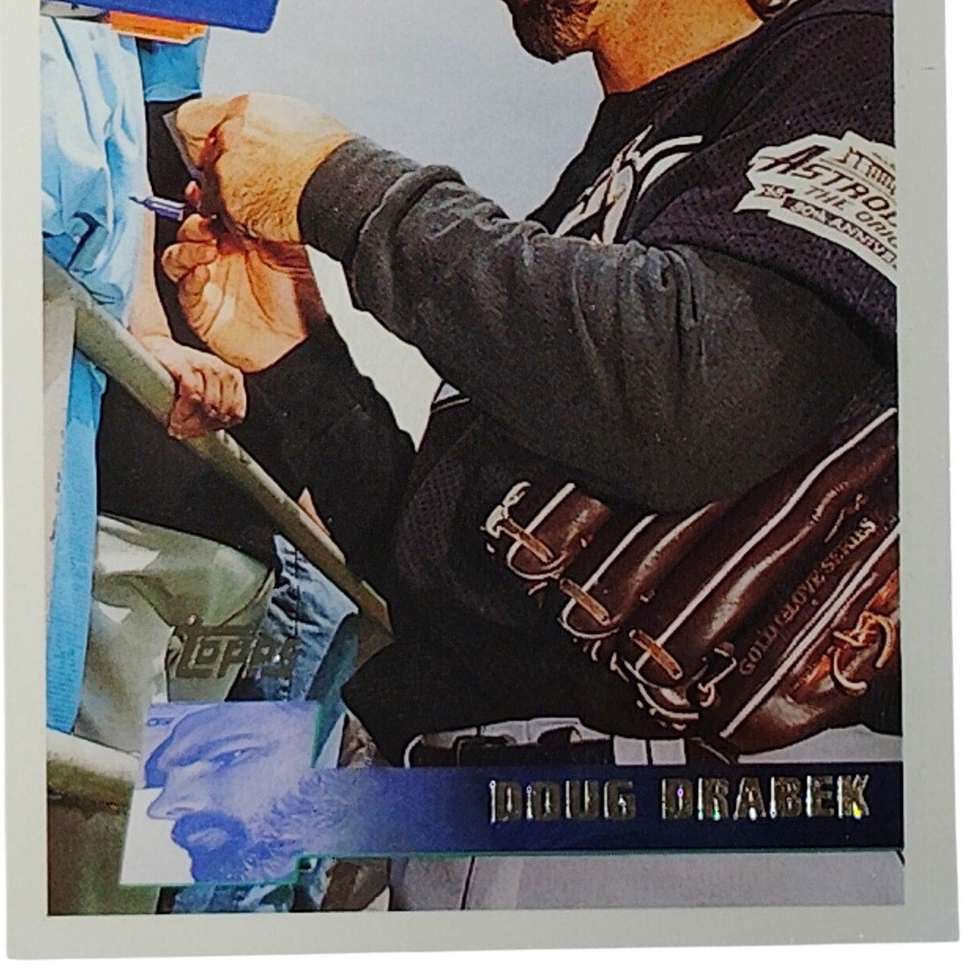 1996 Topps #105 Doug Drabek Houston Astros Pitcher - VG/EX