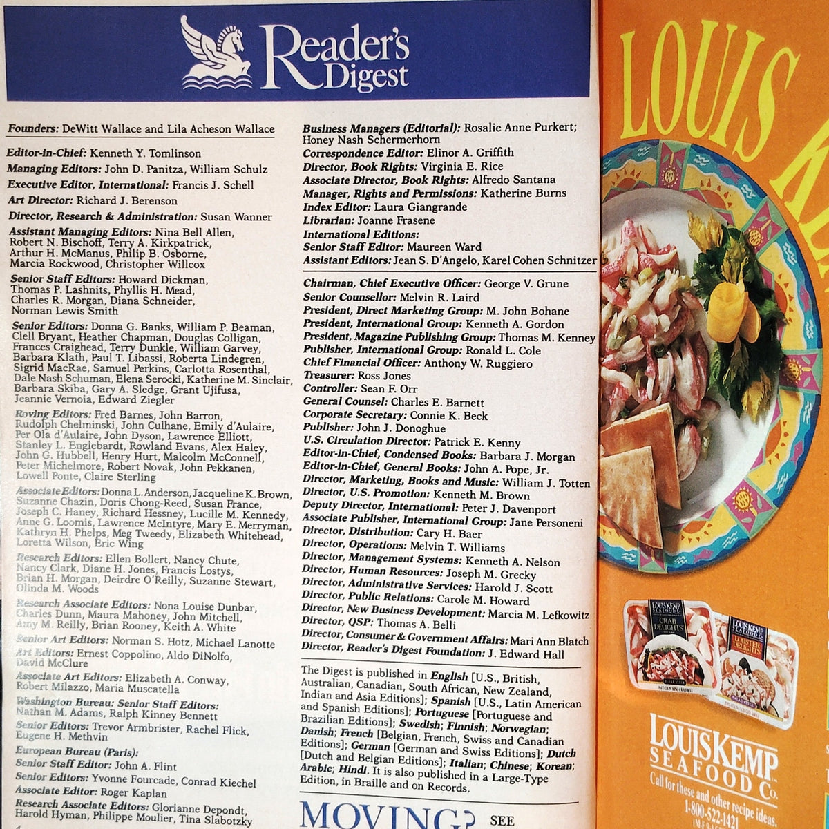 Reader's Digest May 1991 Vintage Magazine - The Man Who Flew Into Hell