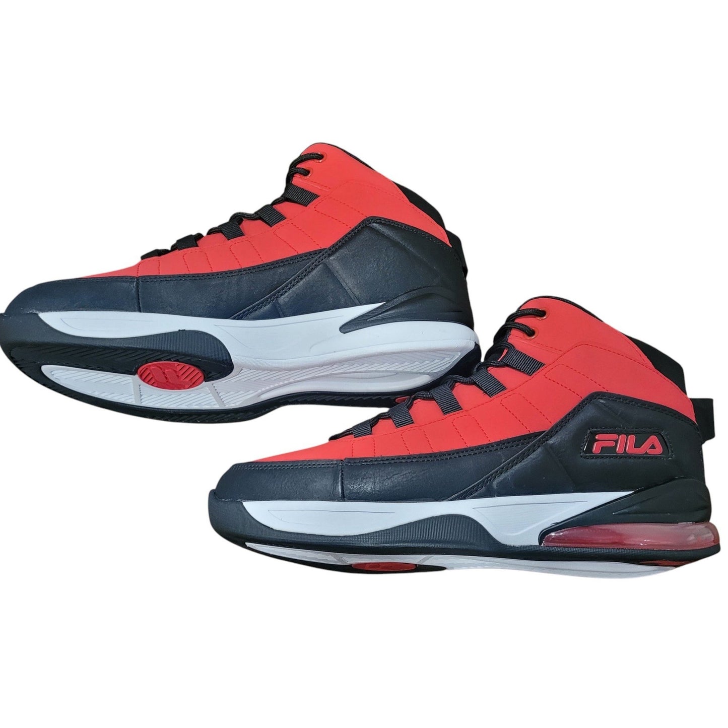 Fila Activisor Viz Men’s Athletic Shoes, Size 9, Red/Black, Lightweight Comfort