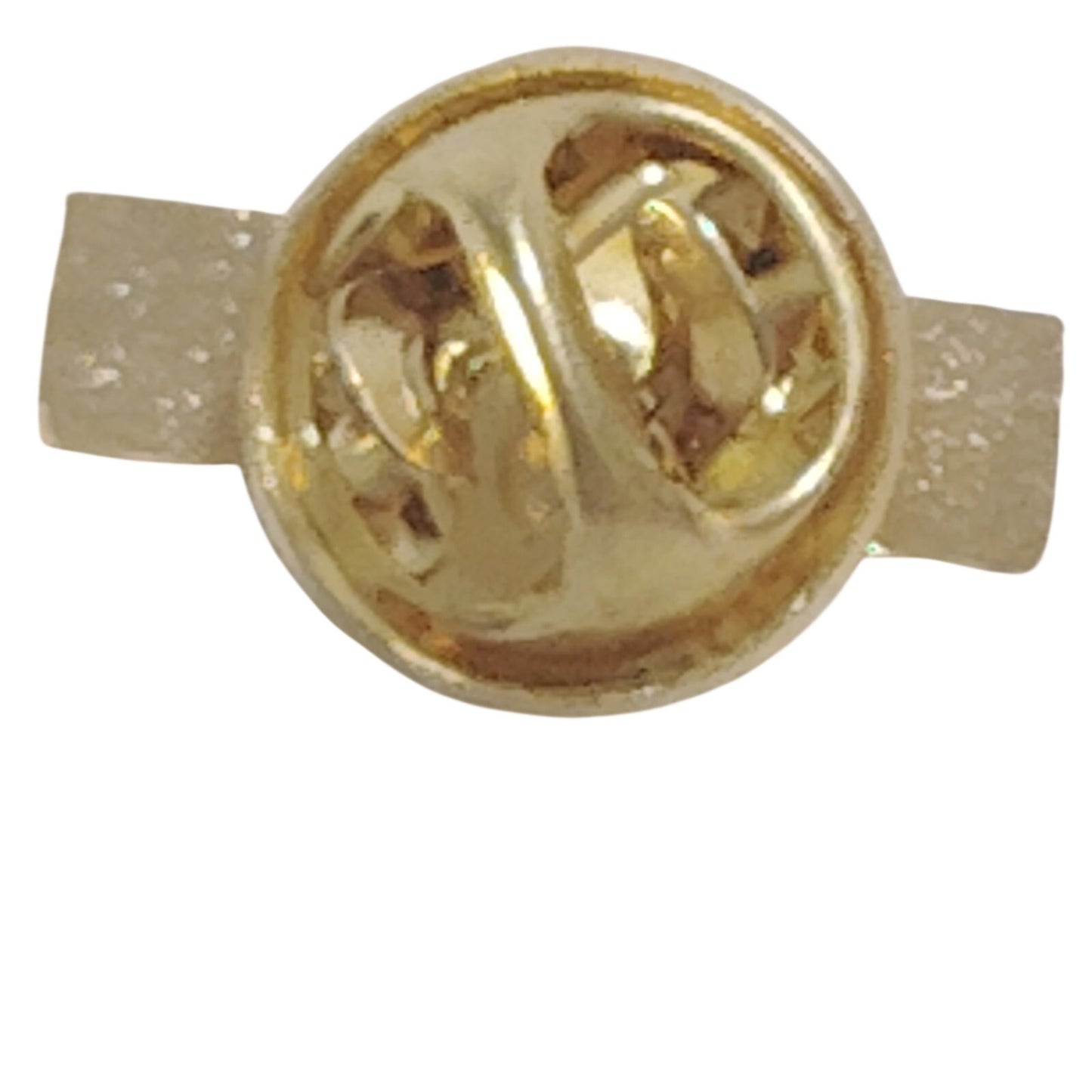 Mini Distinguished Service Medal (DSM) Ribbon Novelty Pin 11/16 × 1/8" Gold Trim