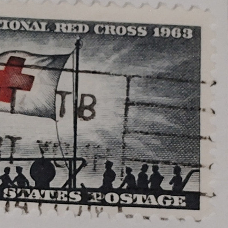 1963 Scott #1239 – 5¢ International Red Cross Centennial / Fight TB – Canceled