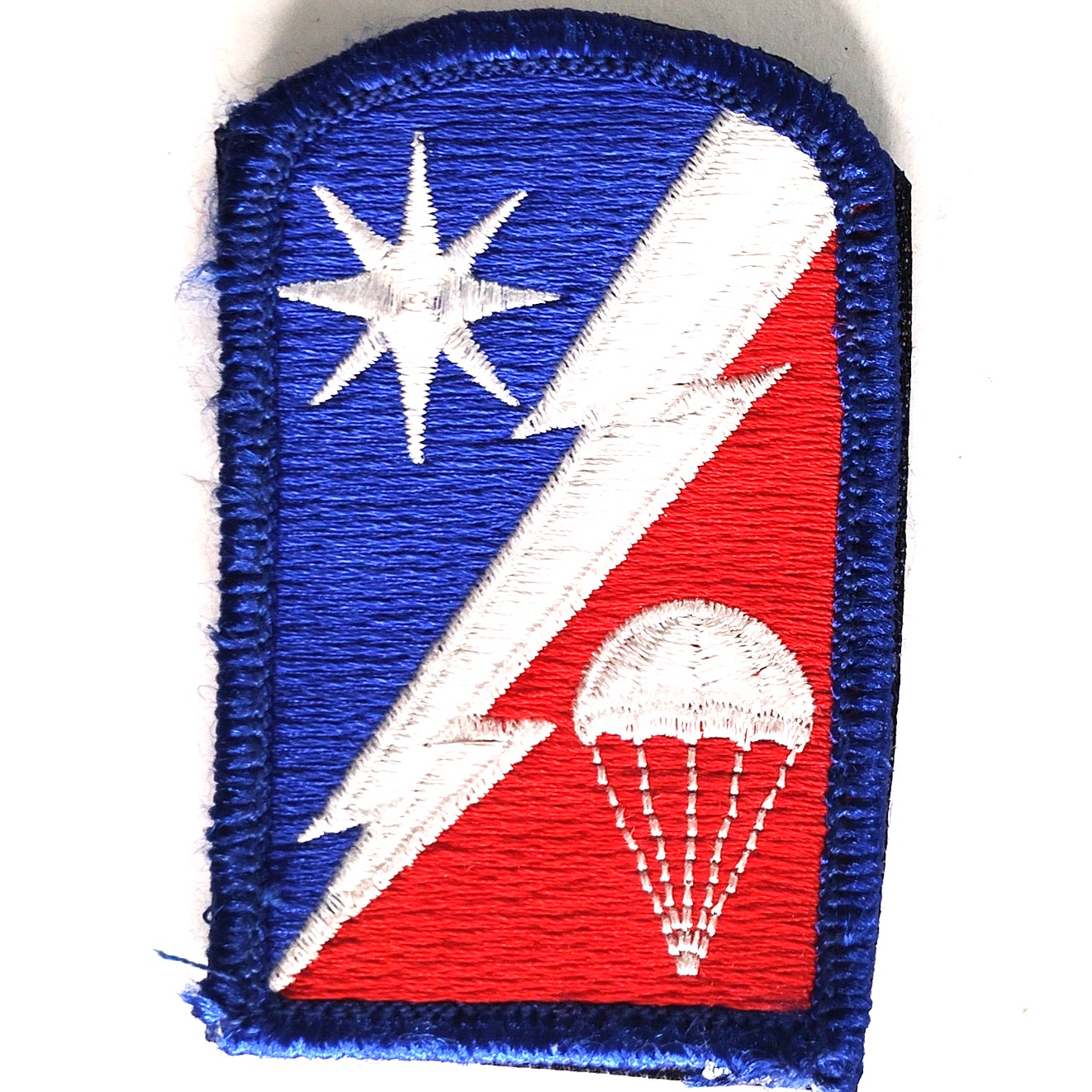 US Army 82nd Sustainment Brigade Novelty Patch 3" × 2" Hook Back, Embroidered